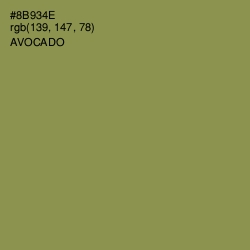 #8B934E - Avocado Color Image