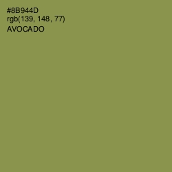 #8B944D - Avocado Color Image