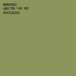 #8B955C - Avocado Color Image