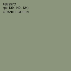 #8B957C - Granite Green Color Image