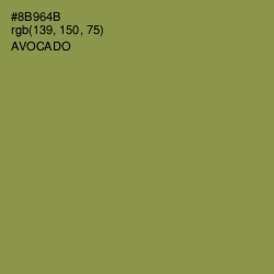 #8B964B - Avocado Color Image