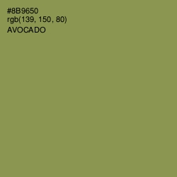 #8B9650 - Avocado Color Image