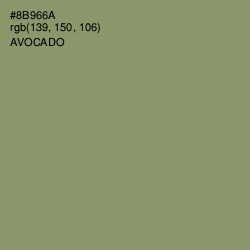 #8B966A - Avocado Color Image