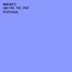 #8B98FC - Portage Color Image