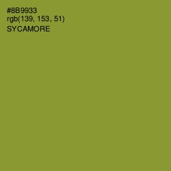 #8B9933 - Sycamore Color Image