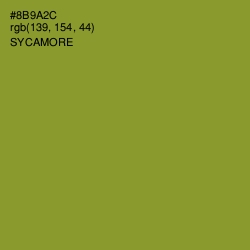 #8B9A2C - Sycamore Color Image