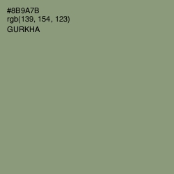 #8B9A7B - Gurkha Color Image