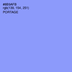 #8B9AFB - Portage Color Image