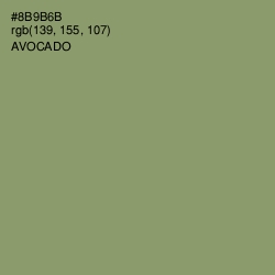 #8B9B6B - Avocado Color Image