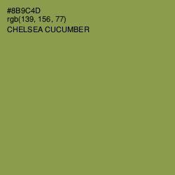 #8B9C4D - Chelsea Cucumber Color Image