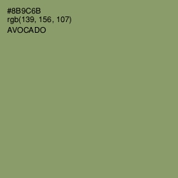 #8B9C6B - Avocado Color Image