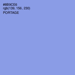 #8B9CE6 - Portage Color Image