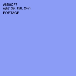 #8B9CF7 - Portage Color Image