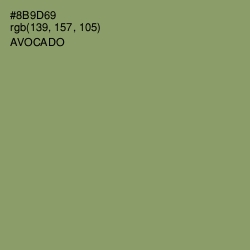 #8B9D69 - Avocado Color Image