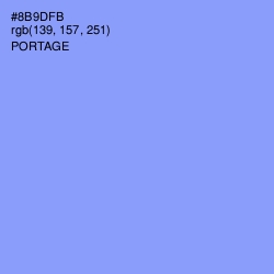 #8B9DFB - Portage Color Image