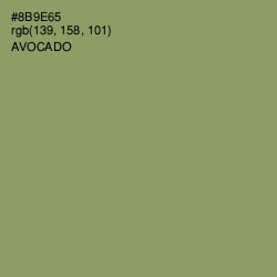 #8B9E65 - Avocado Color Image