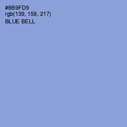 #8B9FD9 - Blue Bell Color Image