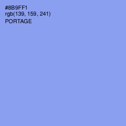 #8B9FF1 - Portage Color Image