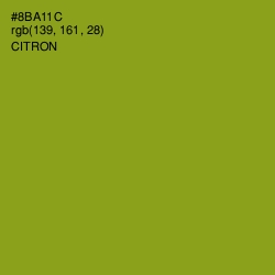 #8BA11C - Citron Color Image