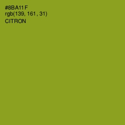 #8BA11F - Citron Color Image