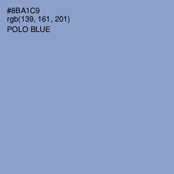 #8BA1C9 - Polo Blue Color Image
