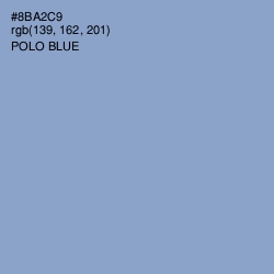 #8BA2C9 - Polo Blue Color Image