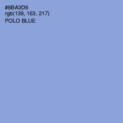 #8BA3D9 - Polo Blue Color Image