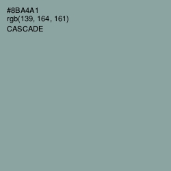 #8BA4A1 - Cascade Color Image