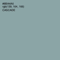 #8BA4A6 - Cascade Color Image