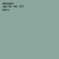 #8BA69D - Envy Color Image
