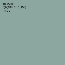 #8BA79F - Envy Color Image