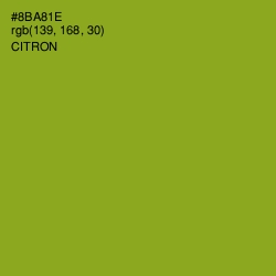 #8BA81E - Citron Color Image