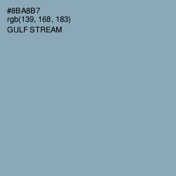 #8BA8B7 - Gulf Stream Color Image