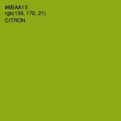 #8BAA15 - Citron Color Image