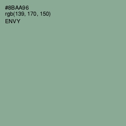 #8BAA96 - Envy Color Image