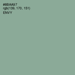 #8BAA97 - Envy Color Image