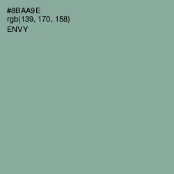 #8BAA9E - Envy Color Image