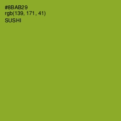 #8BAB29 - Sushi Color Image