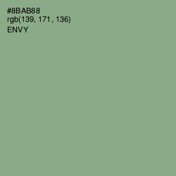 #8BAB88 - Envy Color Image