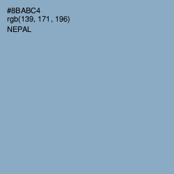 #8BABC4 - Nepal Color Image