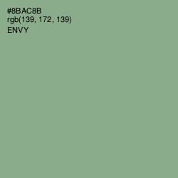 #8BAC8B - Envy Color Image