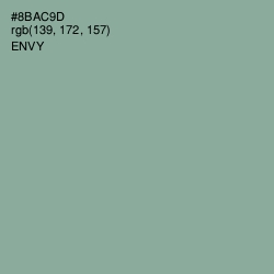#8BAC9D - Envy Color Image