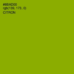 #8BAD00 - Citron Color Image