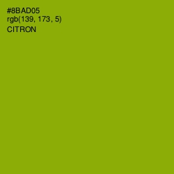 #8BAD05 - Citron Color Image