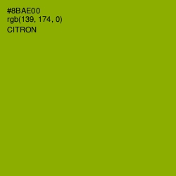 #8BAE00 - Citron Color Image
