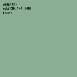 #8BAE94 - Envy Color Image