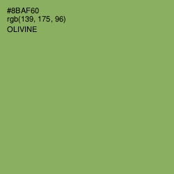 #8BAF60 - Olivine Color Image