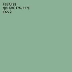 #8BAF93 - Envy Color Image