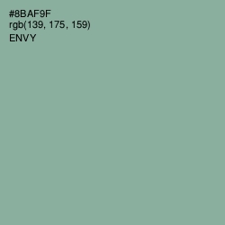 #8BAF9F - Envy Color Image