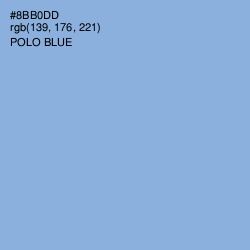 #8BB0DD - Polo Blue Color Image